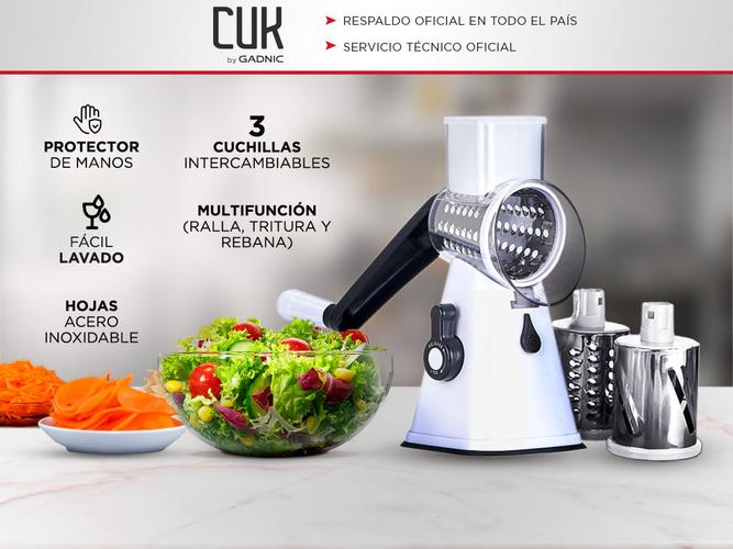 Cortador Rallador Espiral Manual Gadnic  - 1