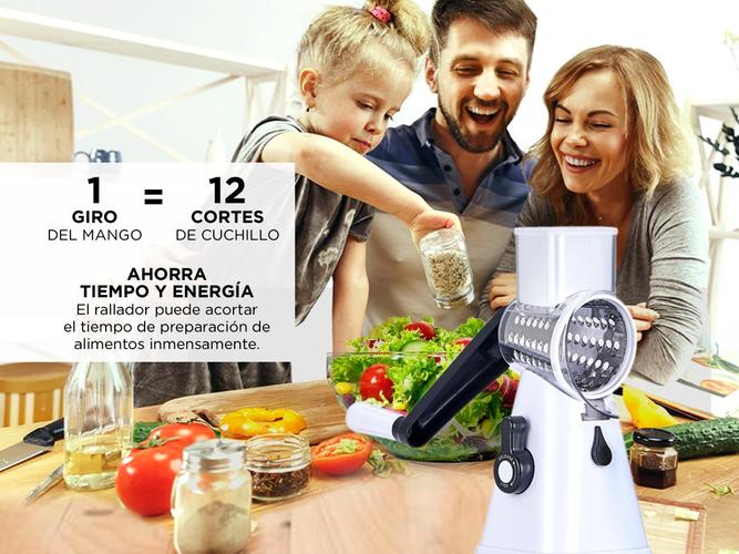 Cortador Rallador Espiral Manual Gadnic  - 3