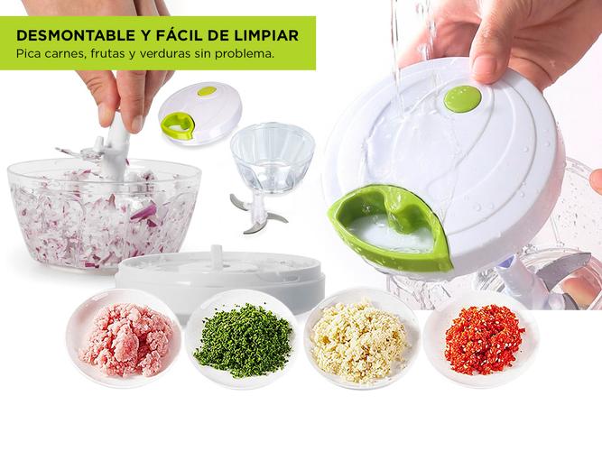 Mini Picadora de Alimentos Gadnic C8E Manual Multifuncional  - 4