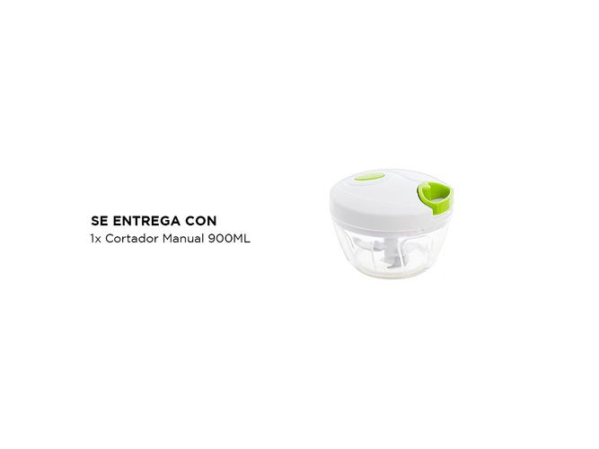 Cortador de Verdura Manual Gadnic C9E 900ml Picador de Alimentos - 5