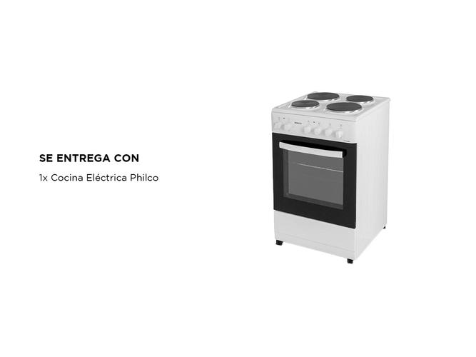 Cocina Eléctrica Philco 4 Hornallas 50 Cm Blanca  - 5