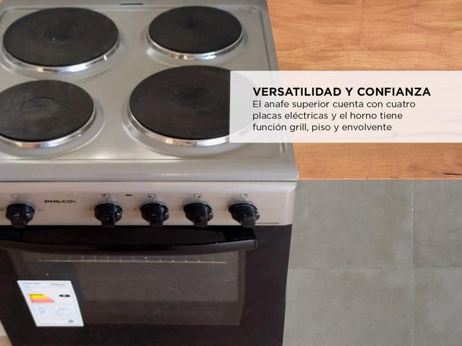Cocina Eléctrica Philco 50cm PHCH050P Acero - 3