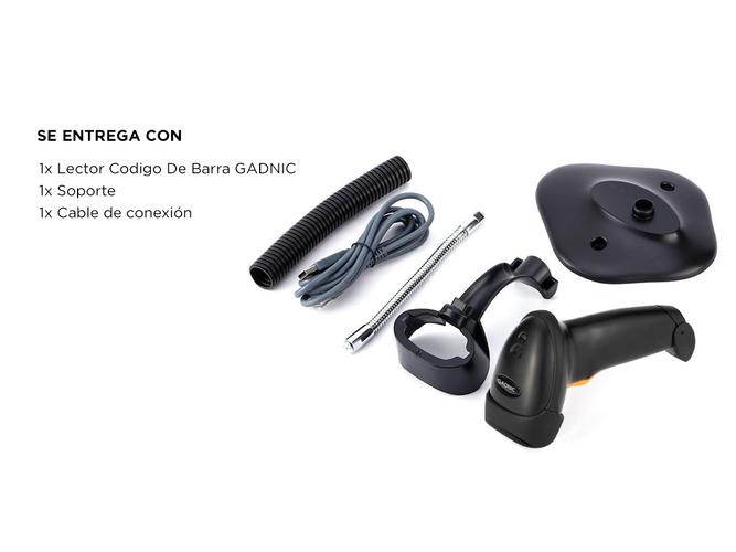 Lector Codigo De Barra Gadnic Etiquetas  Soporte  - 6