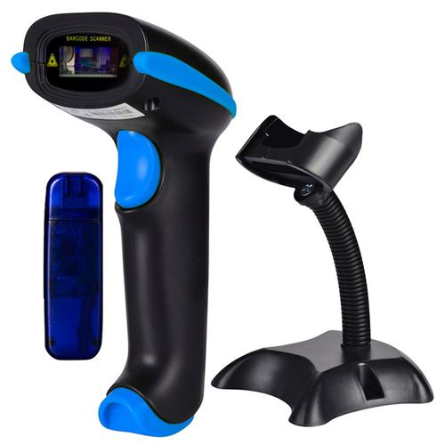 Lector Código de Barras Gadnic Inalámbrico USB Memoria Interna  Soporte - 0