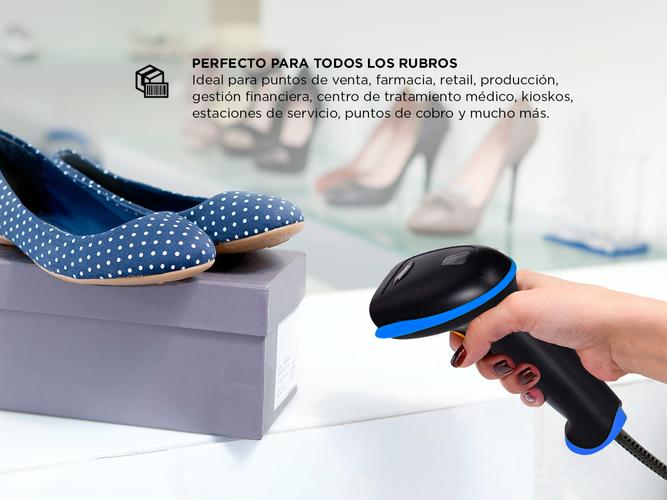 Lector Código de Barras Gadnic Inalámbrico USB Memoria Interna  Soporte - 2