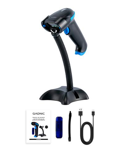 Lector Código de Barras Gadnic Inalámbrico USB Memoria Interna  Soporte - 6
