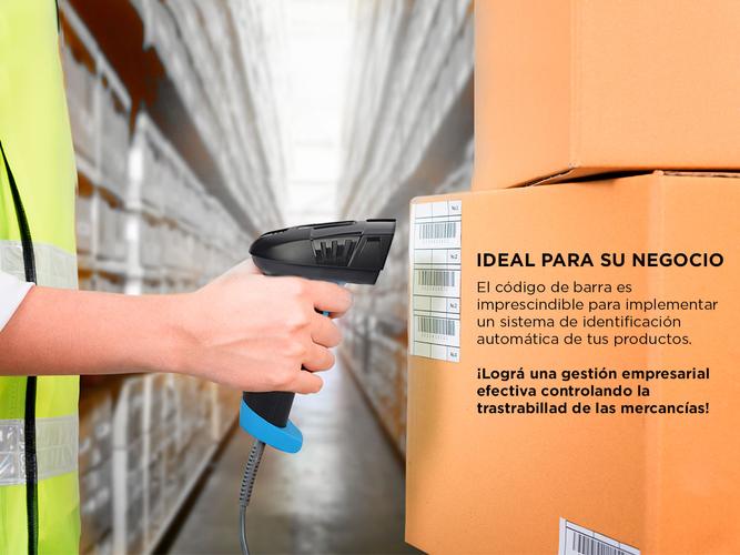 Lector Codigo de Barra Gadnic CODBAR04 Inalámbrico 1D2DQR - 2