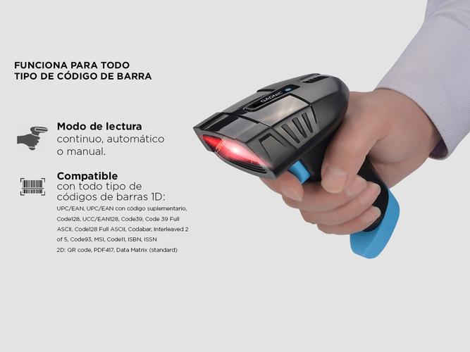 Lector Codigo de Barra Gadnic CODBAR04 Inalámbrico 1D2DQR - 3