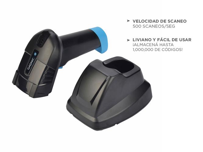 Lector Codigo de Barra Gadnic CODBAR04 Inalámbrico 1D2DQR - 5