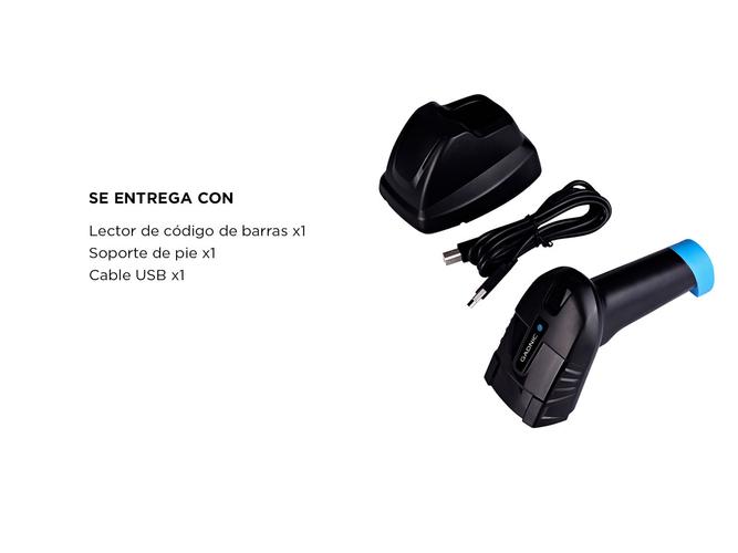 Lector Codigo de Barra Gadnic CODBAR04 Inalámbrico 1D2DQR - 6
