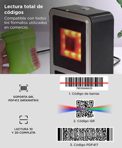Lector Codigo de Barra Gadnic BAR05 1D2DQR - 2
