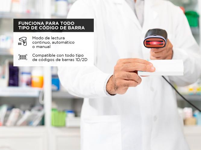 Lector De Codigo De Barras Gadnic SC6-01 Scanner 1D  - 3