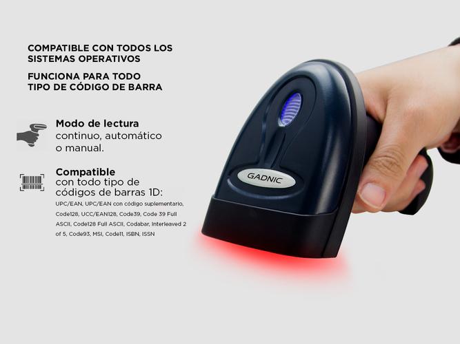Lector de código de Barras Inalámbrico 1D  - 3