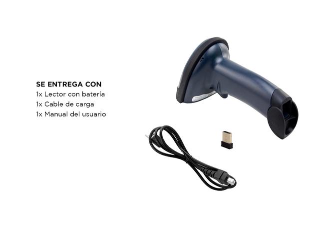 Lector de código de Barras Inalámbrico 1D  - 6