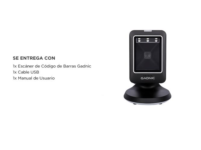 Lector de Código de Barras EasyScan Gadnic Omnidireccional 2D USB - 6