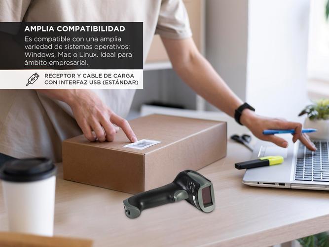 Lector de Código De Barras Láser Gadnic Bar11 Usb Inalámbrico - 3