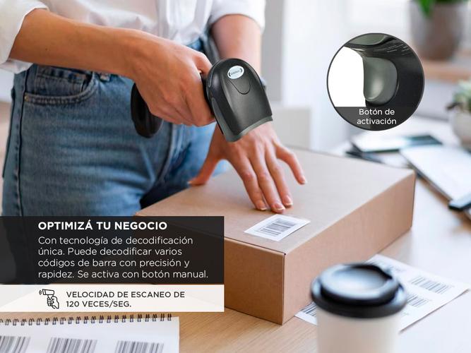 Lector de Código De Barras Gadnic Bar12 Láser Usb - 2