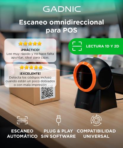Lector De Código De Barras Gadnic BAR13 Escaneo Automático - 1