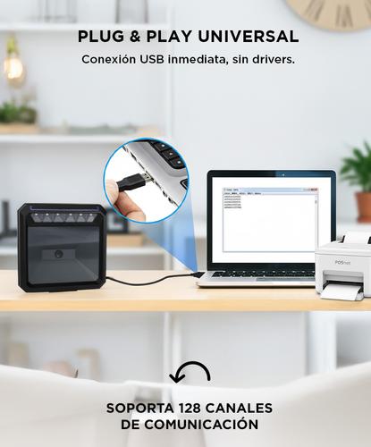 Lector De Código De Barras Gadnic BAR14 Omnidireccional - 2