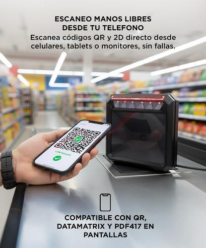 Lector De Código De Barras Gadnic BAR14 Omnidireccional - 3