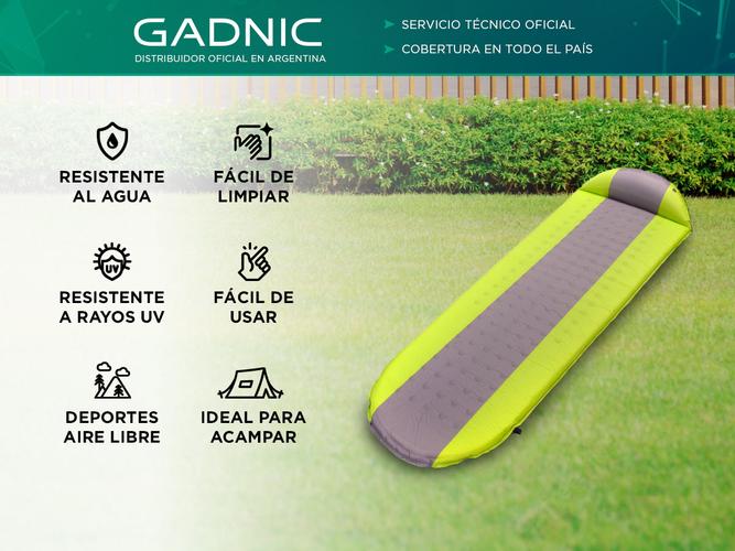 Colchoneta Inflable Para Dormir Gadnic Camping Autoinflable - 1