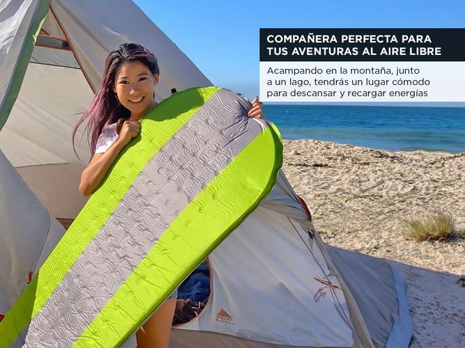 Colchoneta Inflable Para Dormir Gadnic Camping Autoinflable - 2