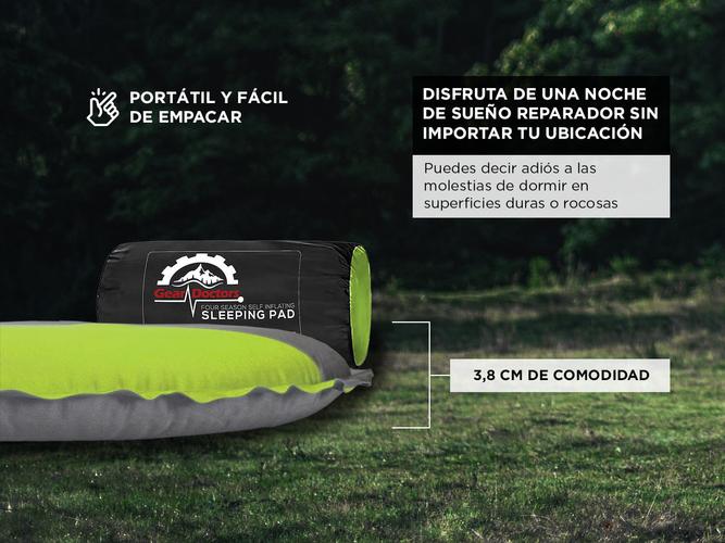 Colchoneta Inflable Para Dormir Gadnic Camping Autoinflable - 3