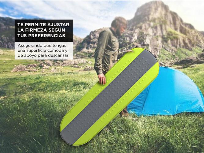 Colchoneta Inflable Para Dormir Gadnic Camping Autoinflable - 4