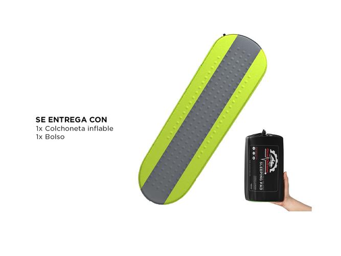 Colchoneta Inflable Para Dormir Gadnic Camping Autoinflable - 6