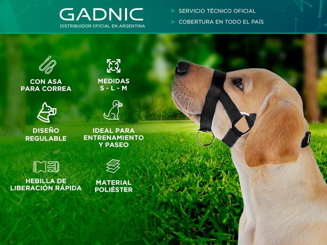 Bozal Para Perro Gadnic Regulable Adiestramiento - 1