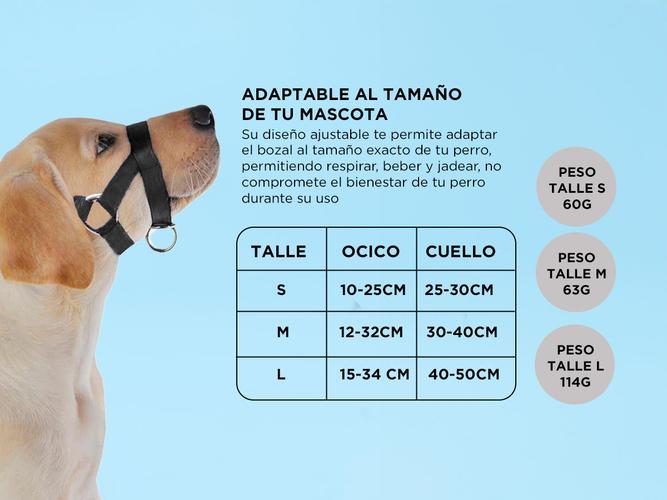 Bozal Para Perro Gadnic Regulable Adiestramiento - 3