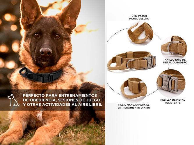 Collar De Perro Táctico Ajustable Gadnic PETC15 Hebilla Metálica - 3