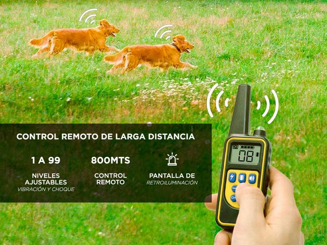 Collar Adiestramiento De Perro Recargable 800 mts - 4