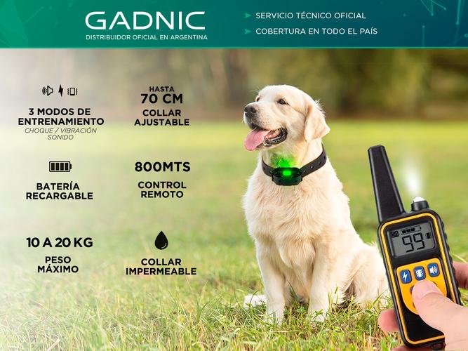 2 Collares de Entrenamiento Canino Gadnic C7TR Eléctrico para Perro - 1