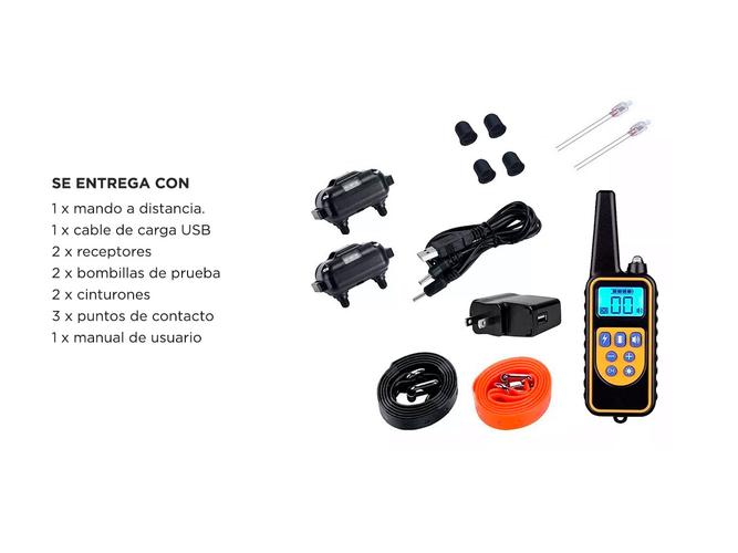 2 Collares de Entrenamiento Canino Gadnic C7TR Eléctrico para Perro - 6