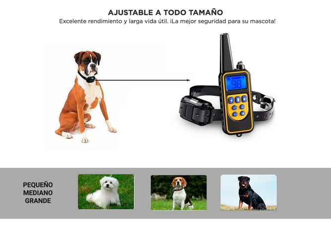 x3 Collar de Entrenamiento de Perros Gadnic C8TR Eléctrico Medidor Remoto - 4