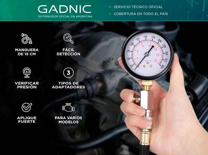  Medidor de Presión del Motor del Auto Gadnic DS22-8 Compresometro  - 1