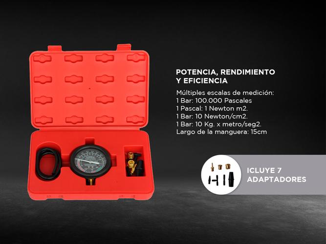 Vacuometro y Medidor de Presión de Combustible Gadnic Profesional  - 3