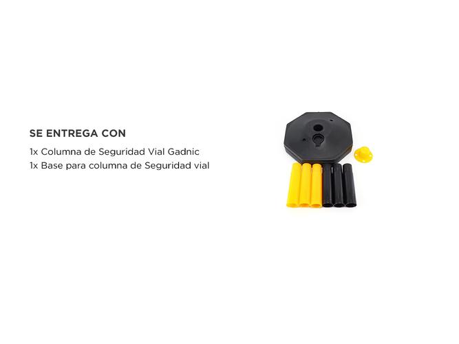  Poste Demarcatorio Gadnic Columna Vial 85cm  - 4