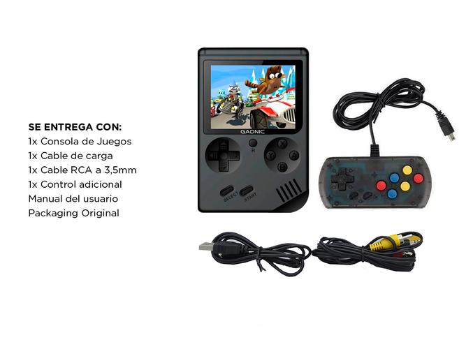 Consola para Juegos Gadnic GM1 Retro 8 Bit 168 Juegos + Remoto - 6