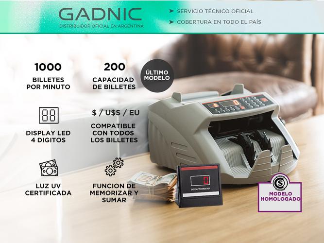 Contadora de Dinero Profesional Gadnic Homologada Outlet  - 1
