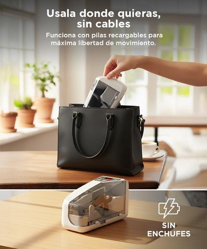 Contadora De Billetes Gadnic P-600 Mini Portátil 600 BillMin Función ADD Outlet - 3
