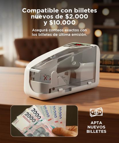 Contadora De Billetes Gadnic P-600 Mini Portátil 600 BillMin Función ADD - 4