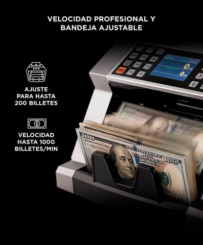 Contadora De Billetes Gadnic Profesional Homologada Calculadora Detecta Falsos - 2