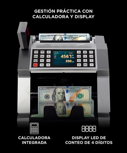 Contadora De Billetes Gadnic Profesional Homologada Calculadora Detecta Falsos - 4