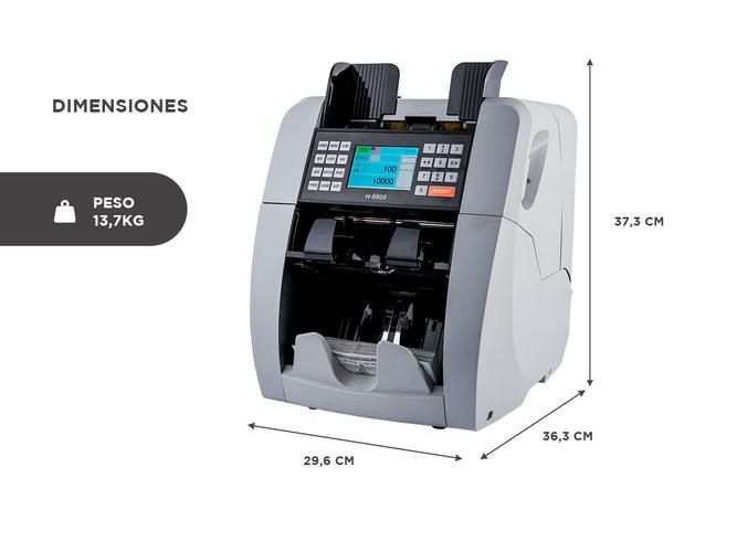 Contadora de Billetes Profesional Gadnic Multi Moneda - 5