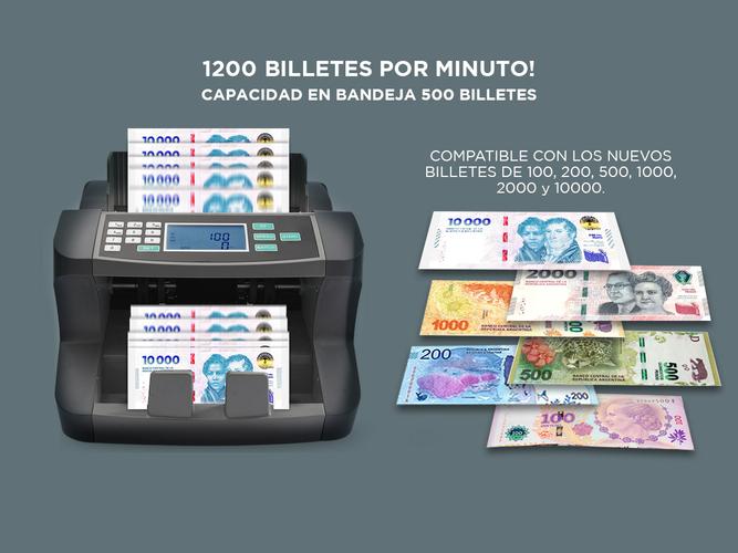 Contadora De Billetes Gadnic Detector Falsos LOTE - 2