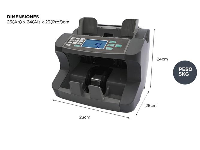 Contadora De Billetes Gadnic Detector Falsos LOTE - 5