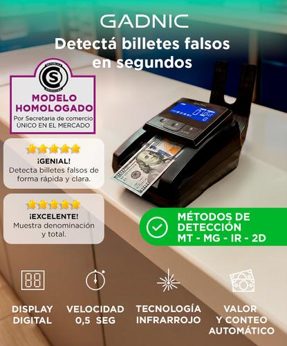 Detector De Billetes Falsos en 4 Orientaciones Dolares  - 1
