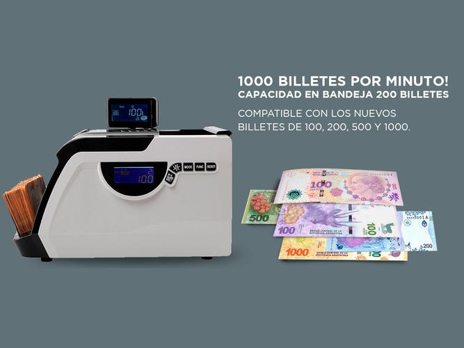 Contadora De Billetes Gadnic Detector Falsos Display Led Outlet - 2